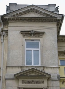 Detal architektoniczny budynku dawnego Towarzystwa Kredytowego Miejskiego