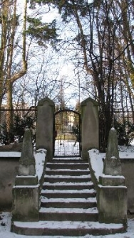 Kamienica Ogrodowa 10. Schody do ogrodu