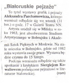 Białoruskie pejzaże
