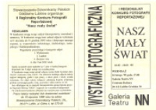 Wystawa fotograficzna : Nasz Mały Świat