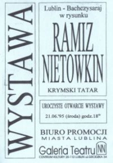 Wystawa: Ramiz Nietowkin, krymski teatr