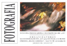 Katalog wystawy przeglądowej członk&oacute;w Klubu Fotograficznego "LX"