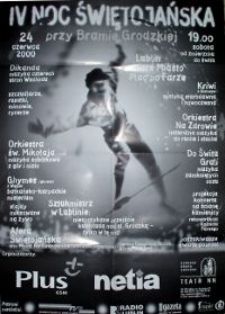 IV Noc Świętojańska przy Bramie Grodzkiej- plakat