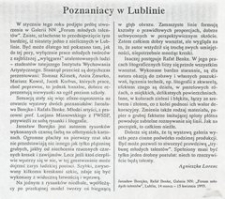 Poznaniacy w Lublinie