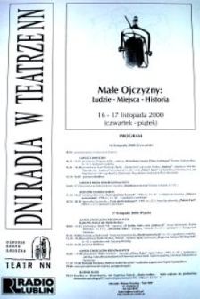 Dni Radia w Teatrze NN (plakat)