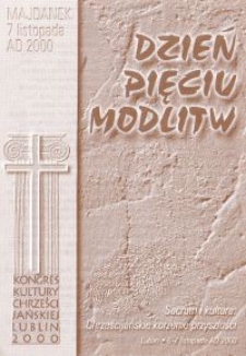 Dzień Pięciu Modlitw (ulotka)