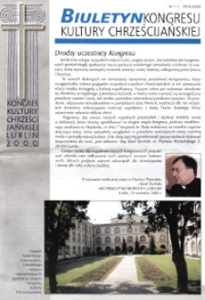 Biuletyn Kongresu Kultury Chrześcijańskiej