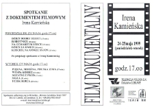 Film Dokumentalny: Irena Kamieńska