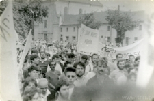 Wiec studencki na Placu Litewskim w Lublinie