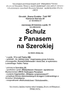 Schulz z Panasem na Szerokiej