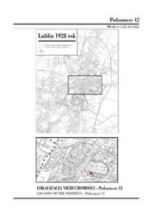 Podzamcze 12 - historia miejsca