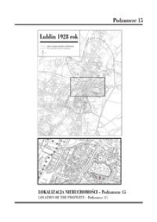 Podzamcze 15 - historia miejsca