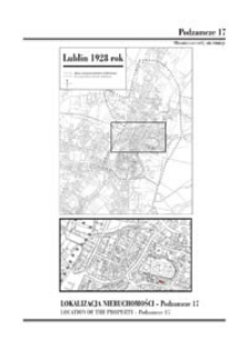 Podzamcze 17 - historia miejsca