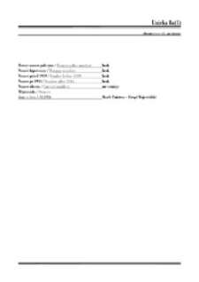 Unicka 8a (1) - historia miejsca