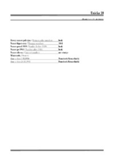 Unicka 10 - historia miejsca