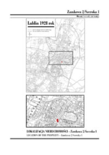 Zamkowa 2/Szeroka 1 - historia miejsca