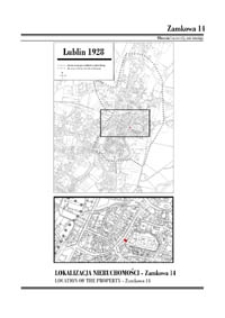 Zamkowa 14 - historia miejsca