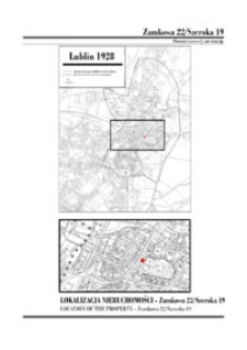 Zamkowa 22/Szeroka 19 - historia miejsca
