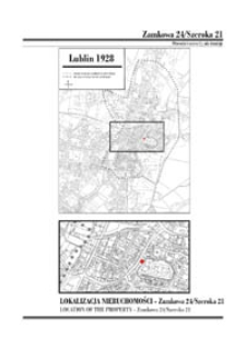Zamkowa 24/Szeroka 21 - historia miejsca