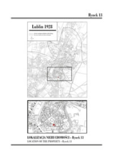 Rynek 13 - historia miejsca