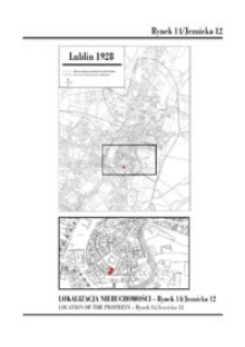 Rynek 14/Jezuicka 12 - historia miejsca