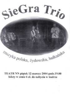 SieGra Trio (ulotka)