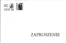 Zaproszenie : Jerzy Krzyżanowski