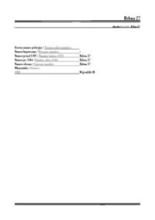 Rybna 27 - historia miejsca