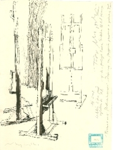 Rysunek z Plastyka. Brama Grodzka 38 lat temu