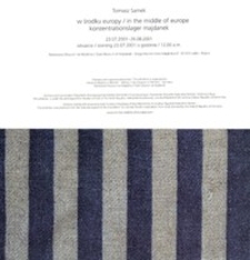 Zaproszenie na wystawe fotografii Tomasza Samka "W środku Europy"
