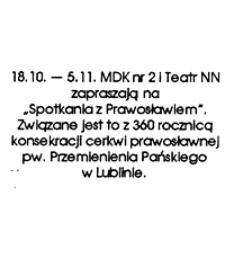 Spotkania z Prawosławiem