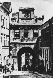 Lublin. Brama Grodzka od strony Starego Miasta