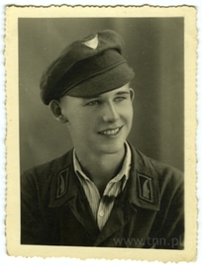Antoni Sikorski w mundurze Baudienst
