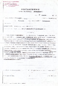 Decyzja o umorzeniu śledztwa wobec Janusza Krupskiegp