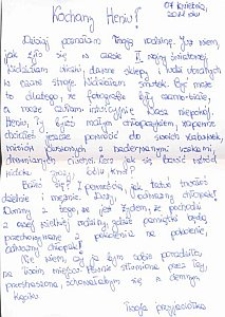 List do Henia Żytomirskiego