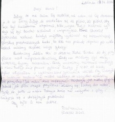 List Elżbiety Krasy