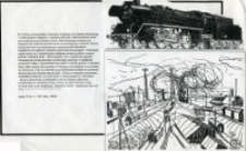 Refleksja o podróży koleją- kolaż