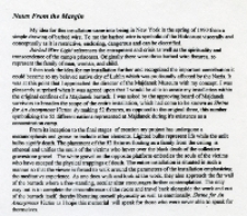 Notes from the Margin. Majdanek Statement