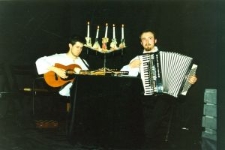 Członkowie zespołu "Się Gra" podczas koncertu w Lublinie