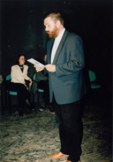 Sławomir Żurek podczas promocji czasopisma