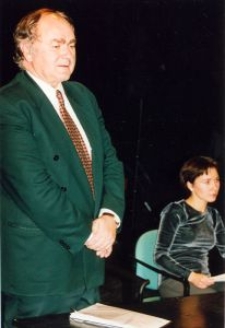 Prof. Andrzej Wąsek na spotkaniu poświęconym osobie Symchy Wajsa