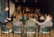 Dyskusja podczas "Spotkania z mesjanizmem i mistyką żydowską"