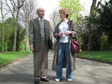 Anatol Binsztok i L&eacute;a Kichelewski, członkowie Ziomkostwa Lubelskiego w Paryżu