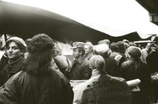 Wiec antyatomowy na ulicy Ruskiej w Lublinie