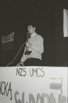 Przem&oacute;wienia podczas odbchod&oacute;w Marca'68