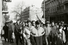 Happening Pomarańczowej Alternatywy zorganizowany 13 marca 1989