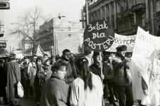 Happening Pomarańczowej Alternatywy zorganizowany 13 marca 1989