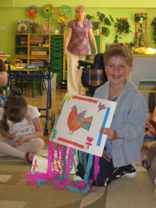 Zaczarowany Lublin 2011 - uczestnik warsztat&oacute;w plastycznych