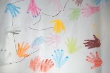 Praca wykonana w ramach projektu "Lublin- wszystkie kolory tęczy"-Święto Koloru