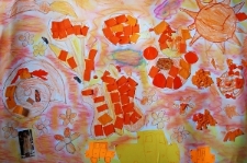 Natura, odnaleziony kolor- pomarańczowy